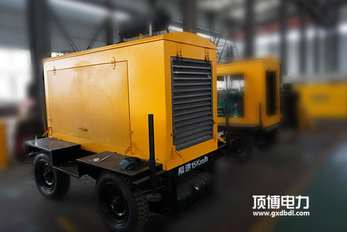 玉柴移動式四輪式發電機組600KW